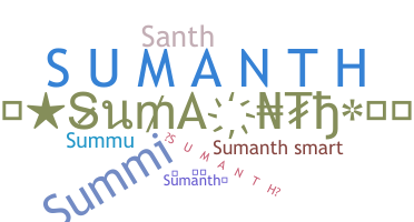 暱稱 - Sumanth