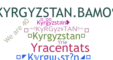 暱稱 - kyrgyzstan