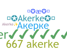 暱稱 - Akerke