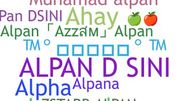 暱稱 - Alpan
