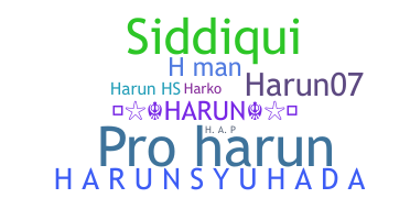 暱稱 - Harun