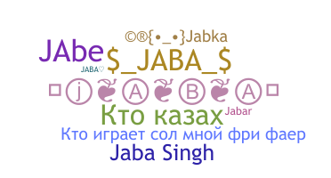 暱稱 - Jaba