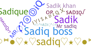 暱稱 - Sadiq