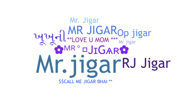 暱稱 - Mrjigar
