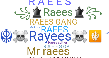 暱稱 - Raees