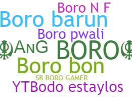 暱稱 - Boro