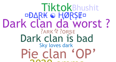 暱稱 - Darkhorse