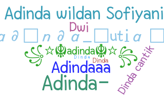 暱稱 - Adinda