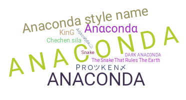 暱稱 - Anaconda