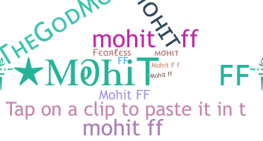 暱稱 - Mohitff