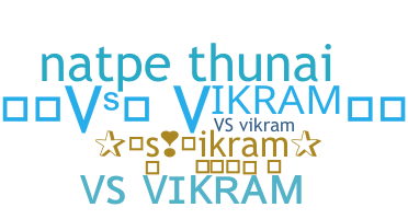 暱稱 - Vsvikram