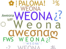 暱稱 - Weona
