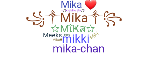 暱稱 - Mika