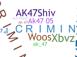 暱稱 - Ak47criminal