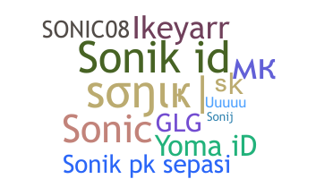 暱稱 - Sonik