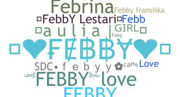 暱稱 - Febby