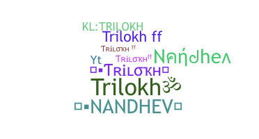 暱稱 - Trilokh