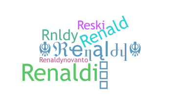 暱稱 - Renaldy