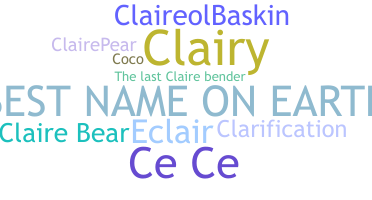 暱稱 - Claire