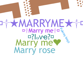 暱稱 - Marryme