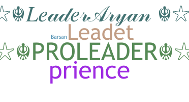 暱稱 - LeaderAryan