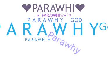 暱稱 - Parawhi