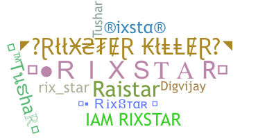 暱稱 - Rixstar