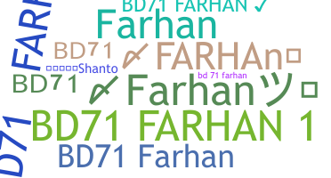 暱稱 - BD71Farhan