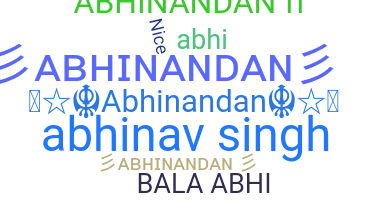 暱稱 - Abhinandan