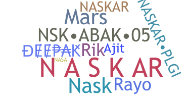 暱稱 - Naskar
