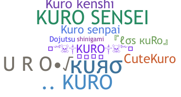 暱稱 - Kuro