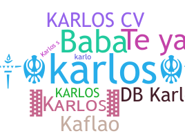 暱稱 - Karlos