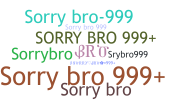 暱稱 - Sorrybro999