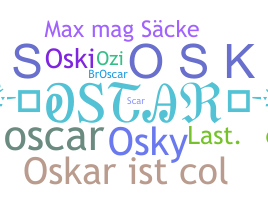 暱稱 - Oskar