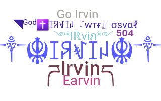 暱稱 - Irvin