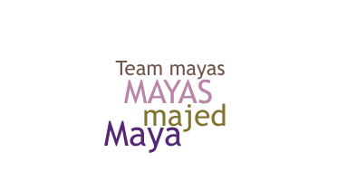暱稱 - mayas