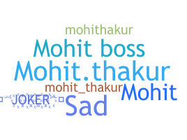 暱稱 - Mohitthakur