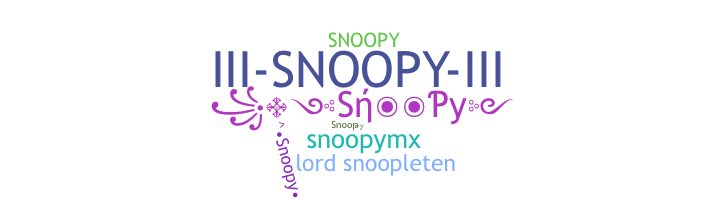 暱稱 - Snoopy