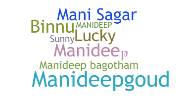 暱稱 - Manideep