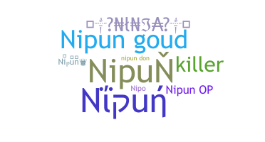 暱稱 - Nipun