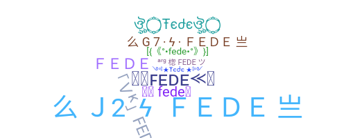 暱稱 - Fede