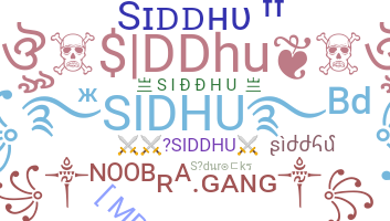 暱稱 - Siddhu