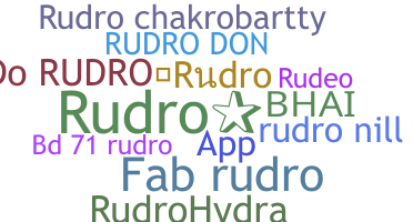 暱稱 - Rudro