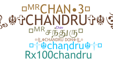暱稱 - Chandru
