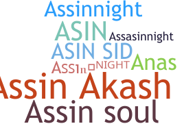 暱稱 - Assin