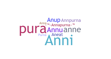 暱稱 - Annapurna