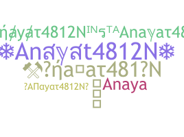暱稱 - Anayat4812N