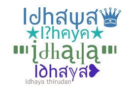 暱稱 - Idhaya