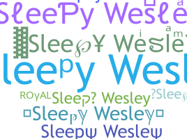 暱稱 - sleepywesley