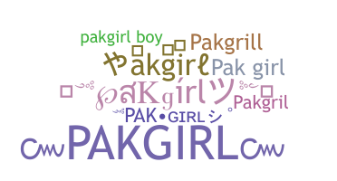 暱稱 - Pakgirl